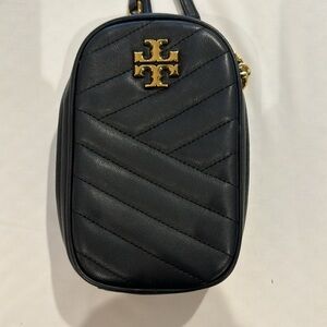 Tory Burch Kira Chevron North South Leather Crossbody